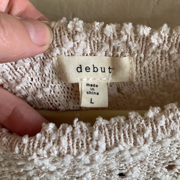 Debut stretchy eyelet sweater - Picture 4 of 8